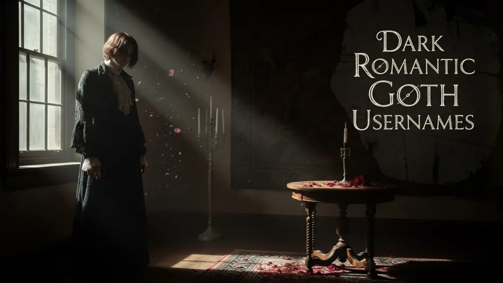 Dark Romantic Goth Usernames