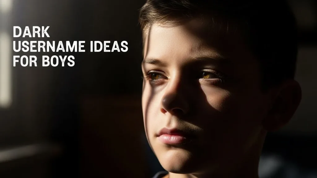 Dark Username Ideas for Boys