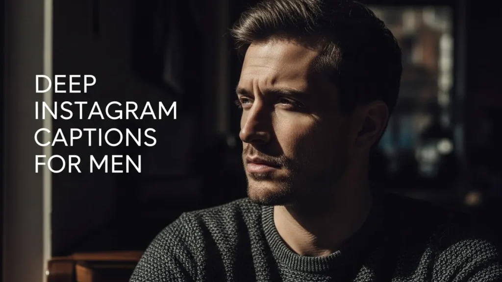 Deep Instagram Captions for Men