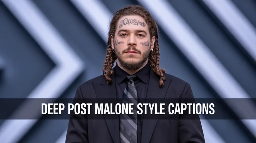 Deep Post Malone Style Captions