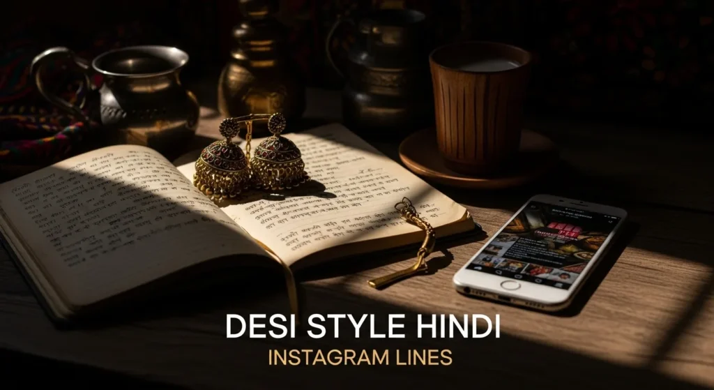 Desi Style Hindi Instagram Lines