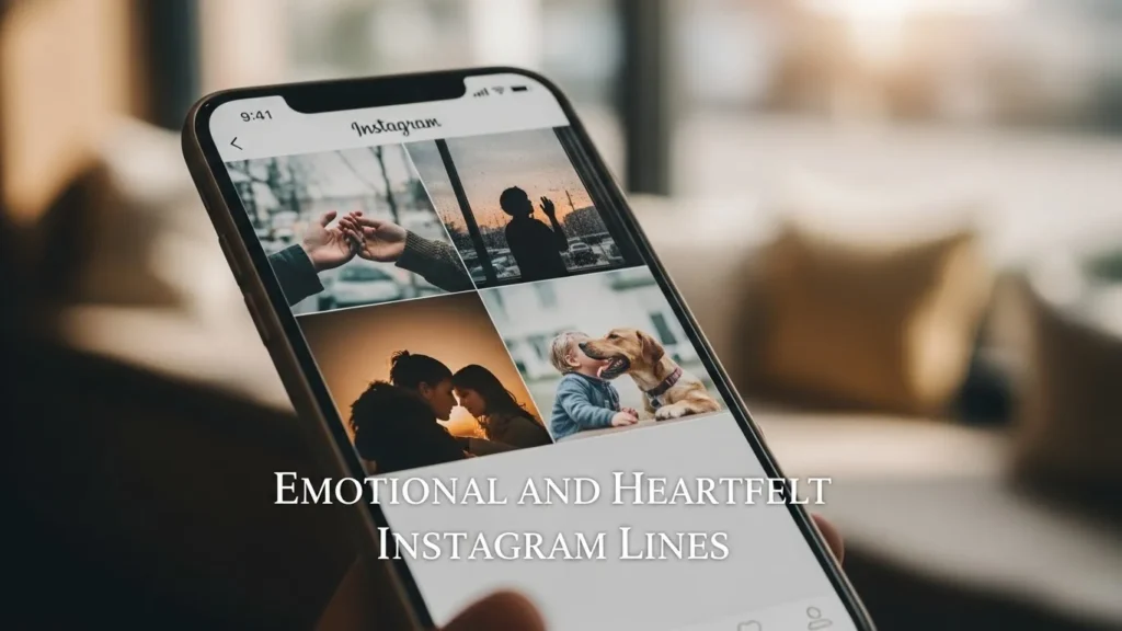Emotional and Heartfelt Instagram Lines