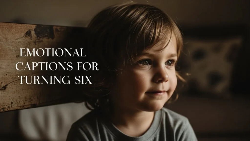 Emotional Captions for Turning Six