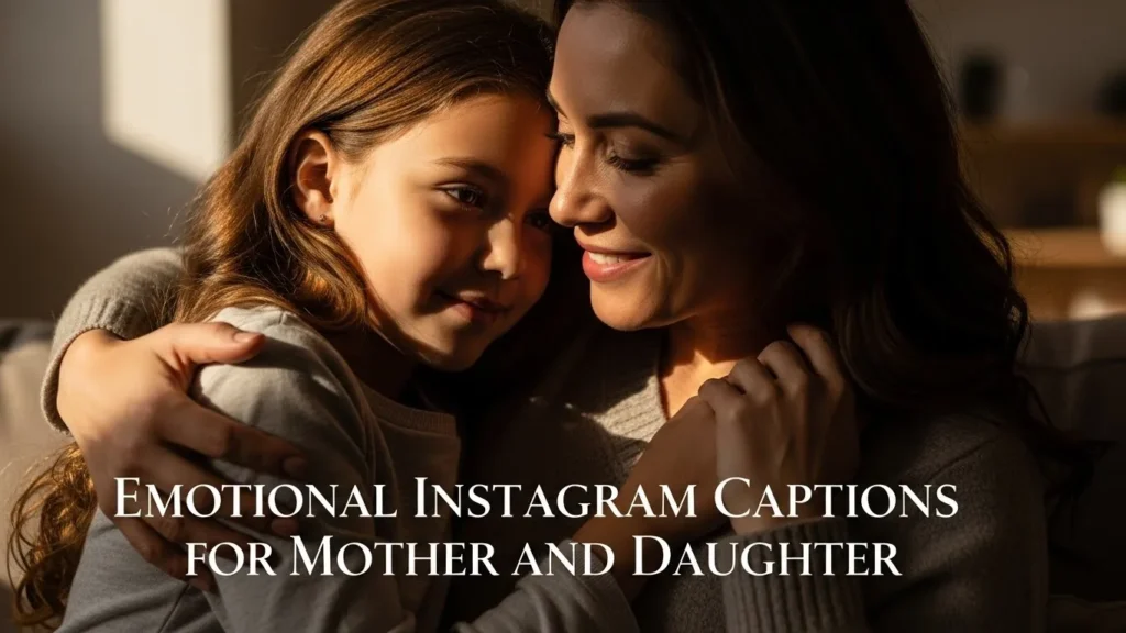 Emotional Instagram Captions for Mother and Daughter