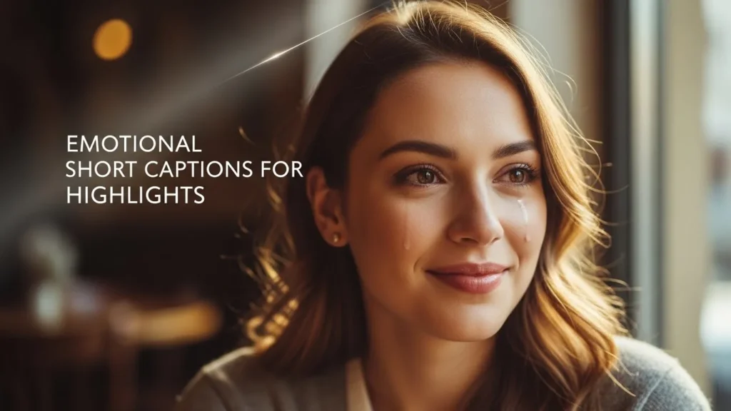 Emotional Short Captions for Highlights
