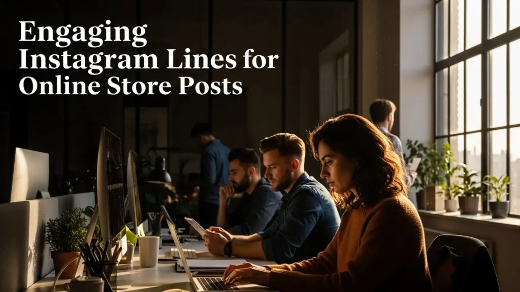 Engaging Instagram Lines for Online Store Posts