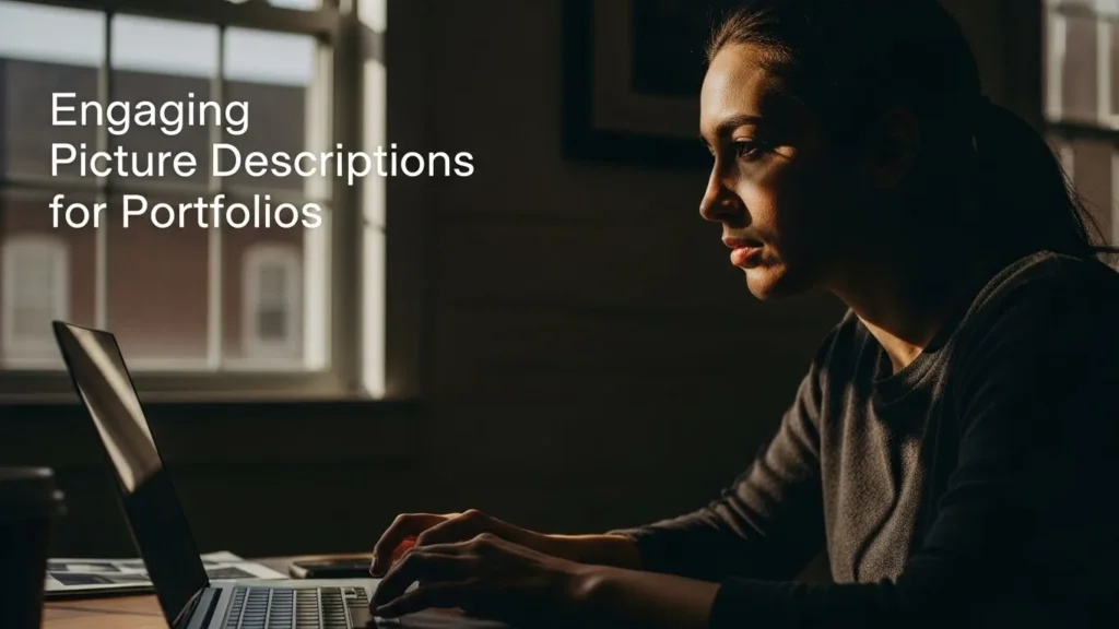 Engaging Picture Descriptions for Portfolios
