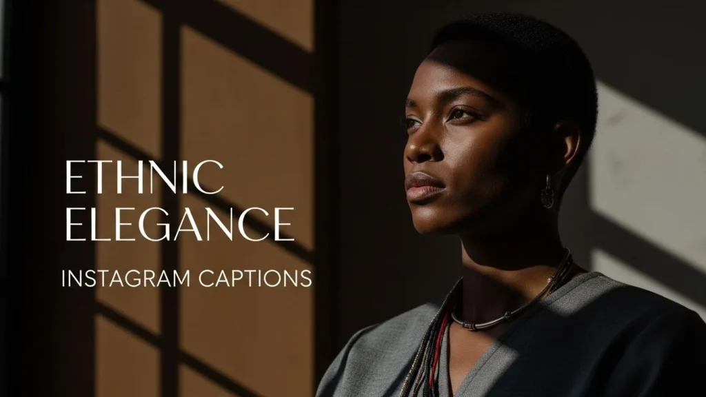 Ethnic Elegance Instagram Captions