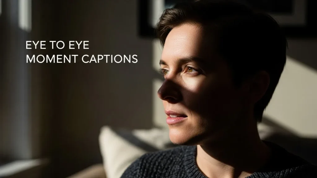 Eye to Eye Moment Captions