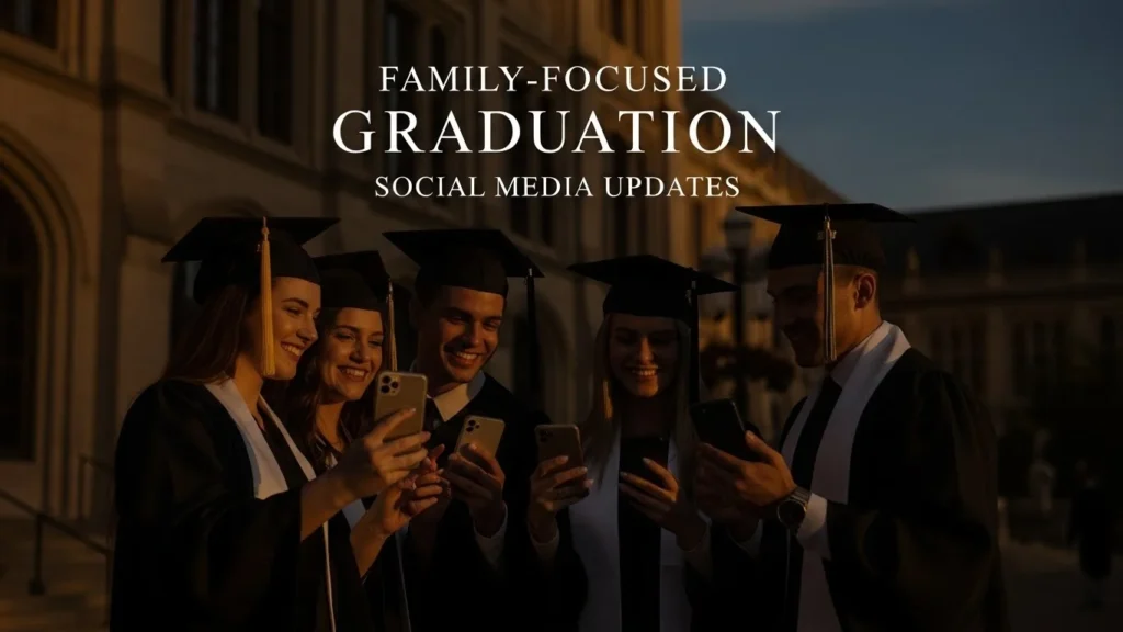 Family-Focused Graduation Social Media Updates