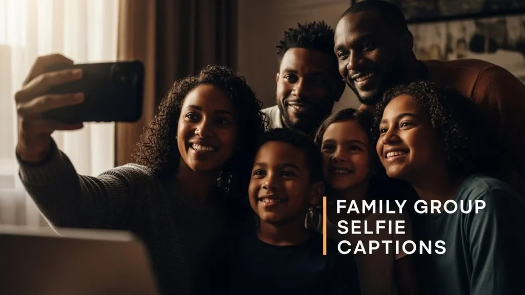 Family Group Selfie Captions
