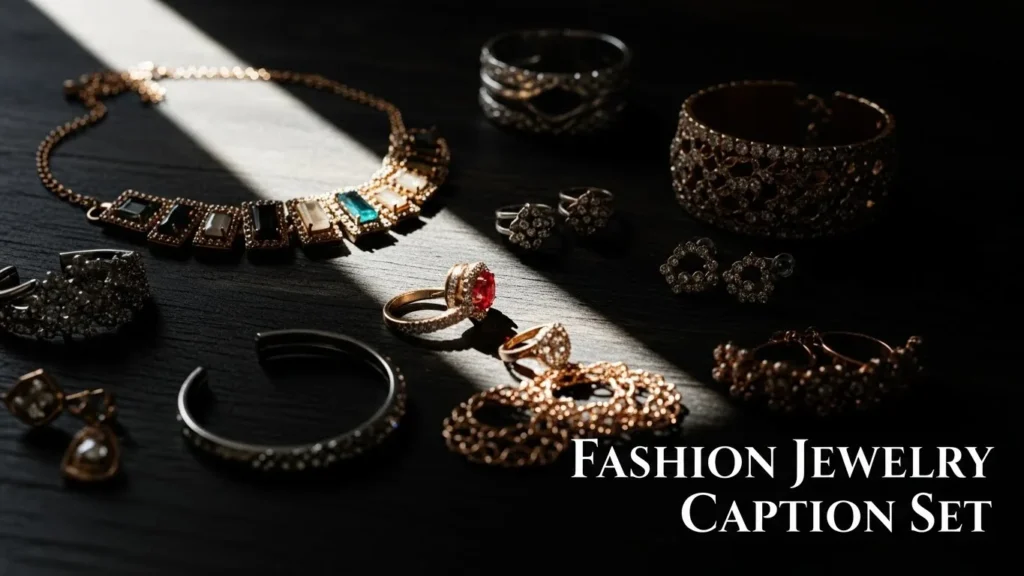 Fashion Jewelry Caption Set