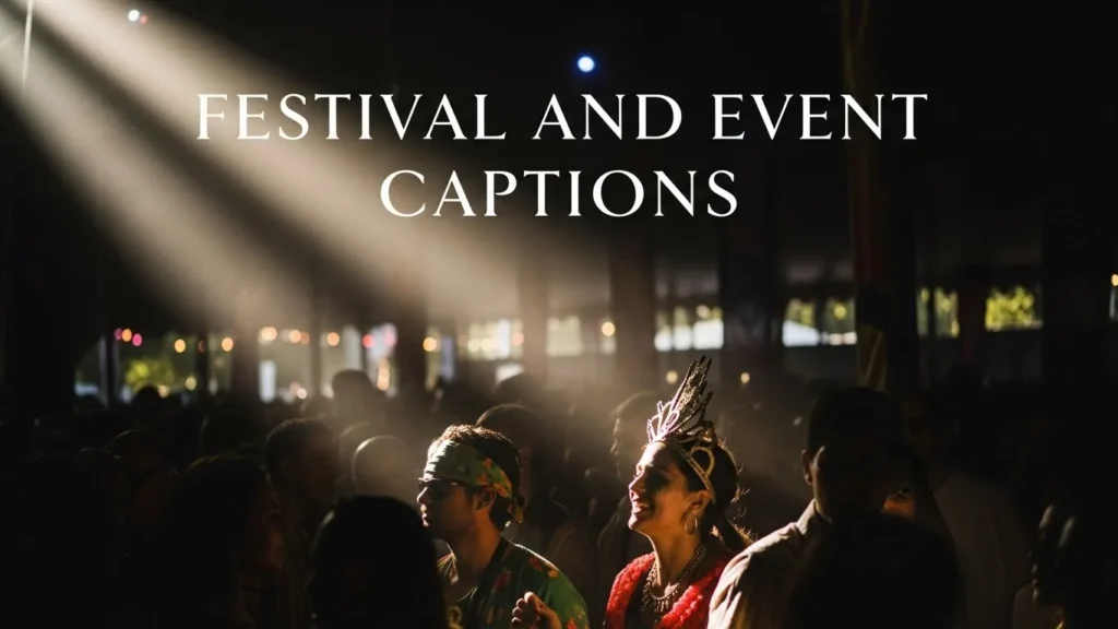 Festival and Event Captions