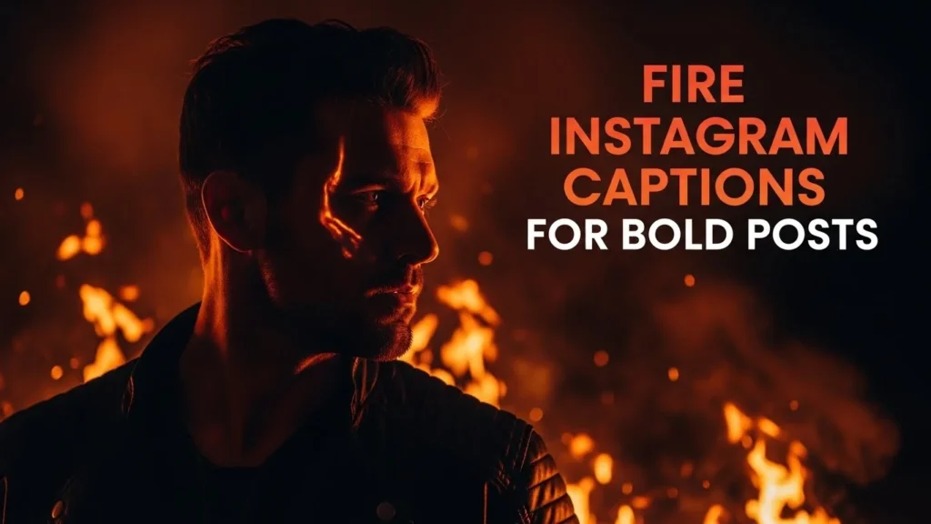 Fire Instagram Captions for Bold Posts