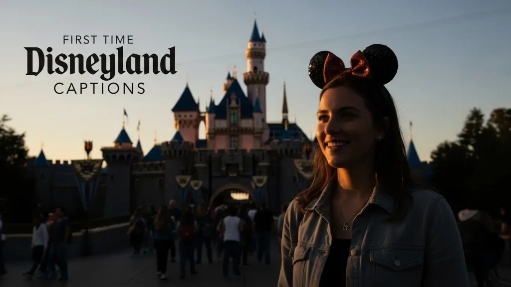 First Time Disneyland Captions