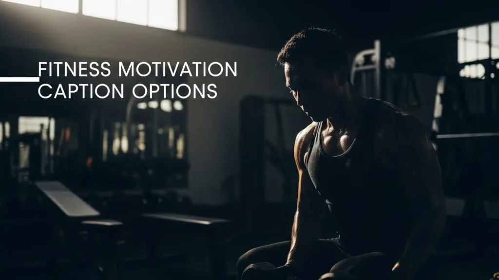 Fitness Motivation Caption Options
