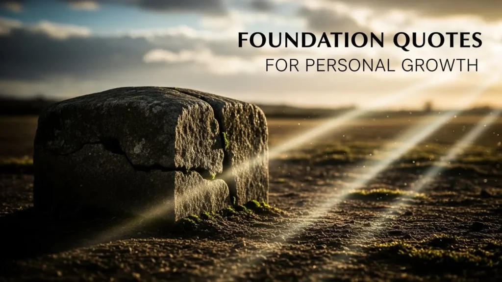 Foundation Quotes for Personal Growth