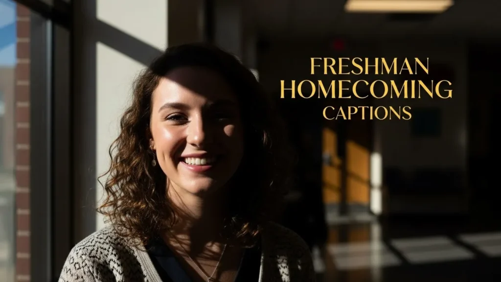 Freshman Homecoming Captions