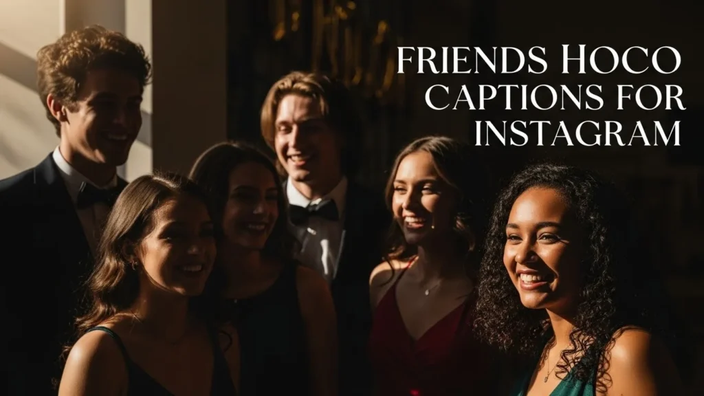 Friends Hoco Captions for Instagram