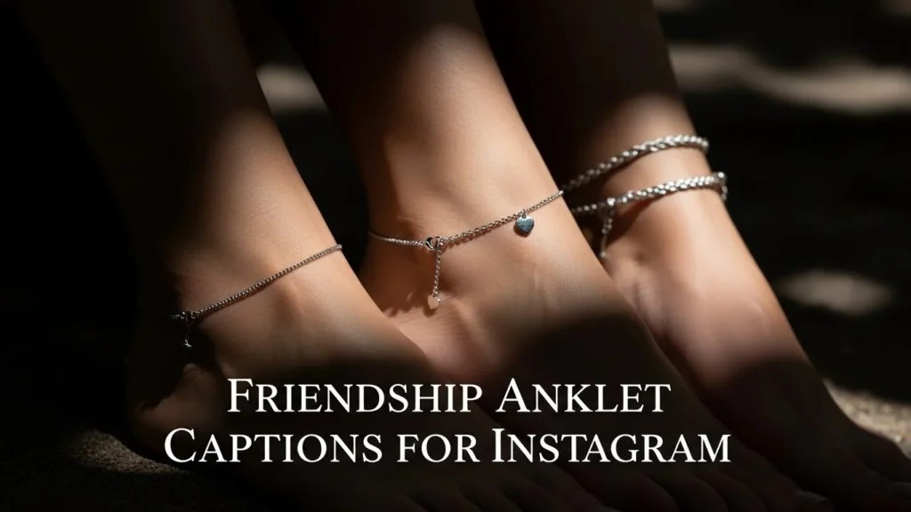 Friendship Anklet Captions for Instagram