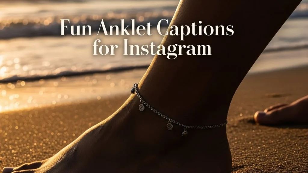 Fun Anklet Captions for Instagram