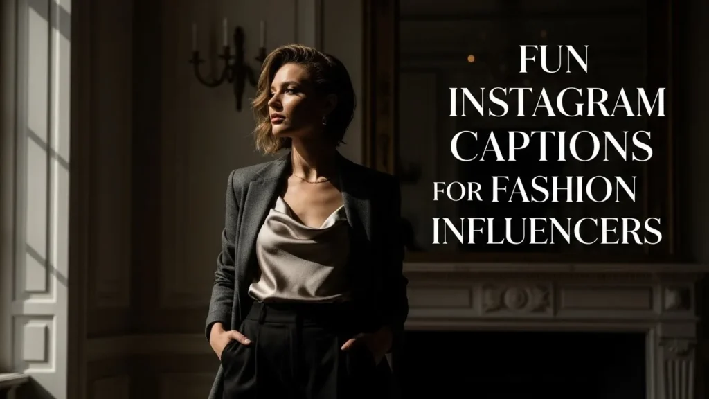 Fun Instagram Captions for Fashion Influencers