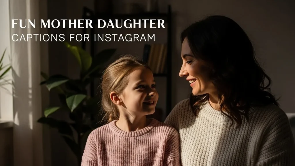 Fun Mother Daughter Captions for Instagram