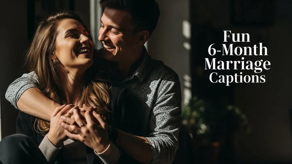 Fun 6-Month Marriage Captions