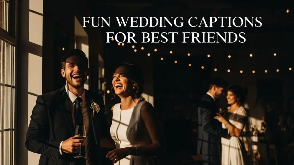 Fun Wedding Captions for Best Friends