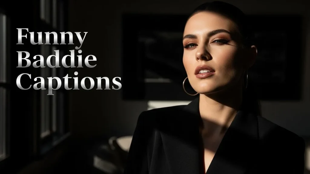 Funny baddie captions