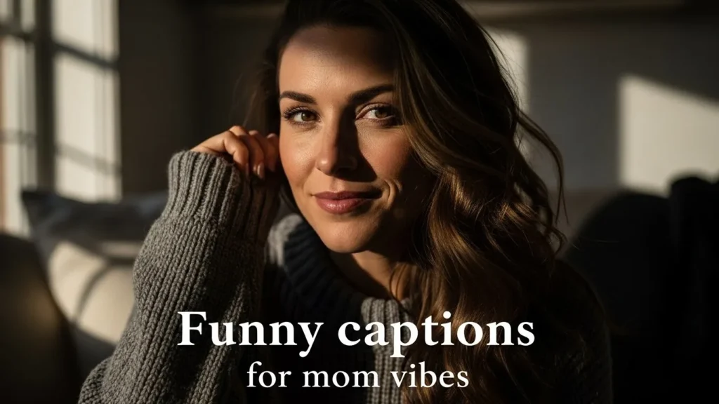 Funny captions for mom vibes
