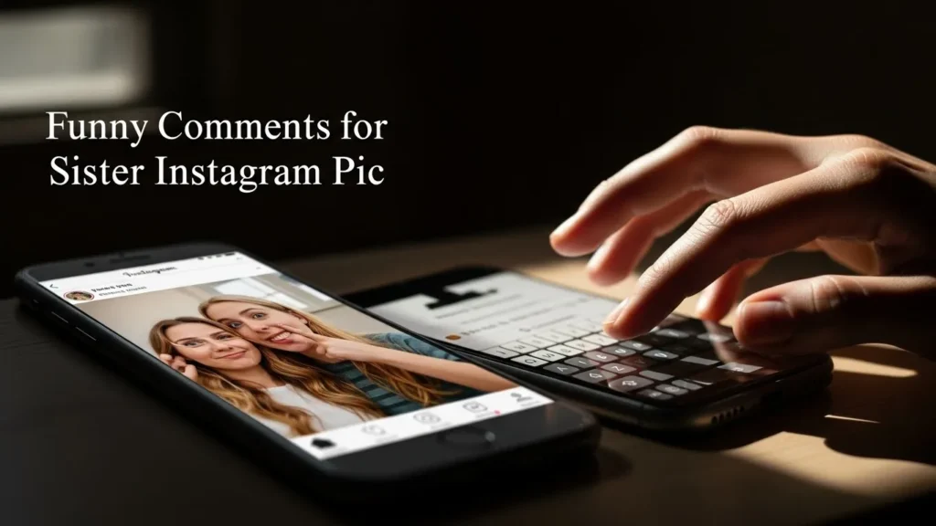 Funny Comments for Sister Instagram Pic