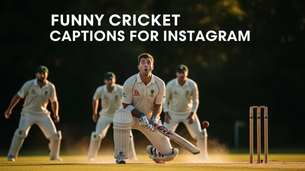 Funny Cricket Captions for Instagram