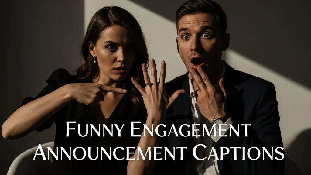 Funny Engagement Announcement Captions