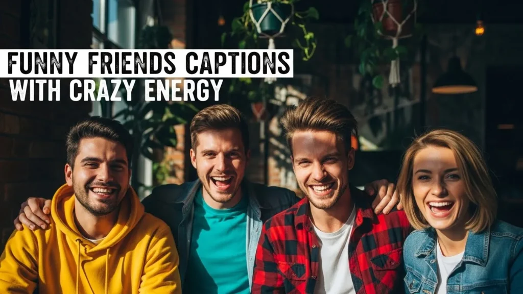 Funny Friends Captions with Crazy Energy