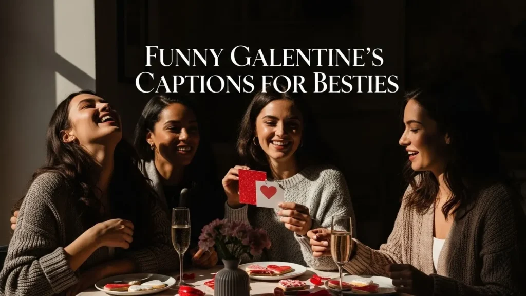 Funny Galentines Captions for Besties