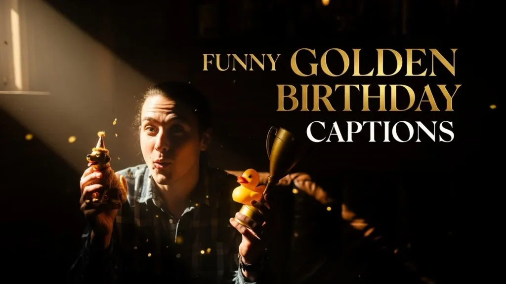 Funny Golden Birthday Captions