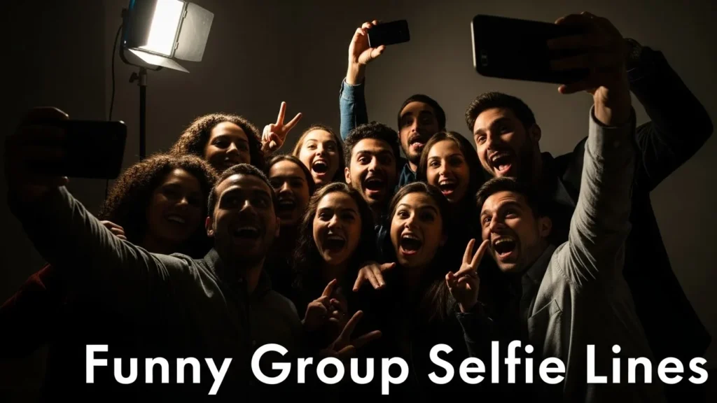 Funny Group Selfie Lines