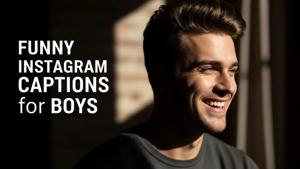 Funny Instagram Captions for Boys