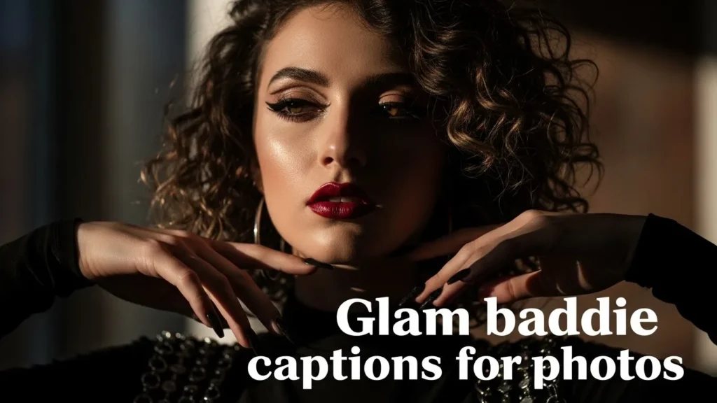 Glam baddie captions for photos