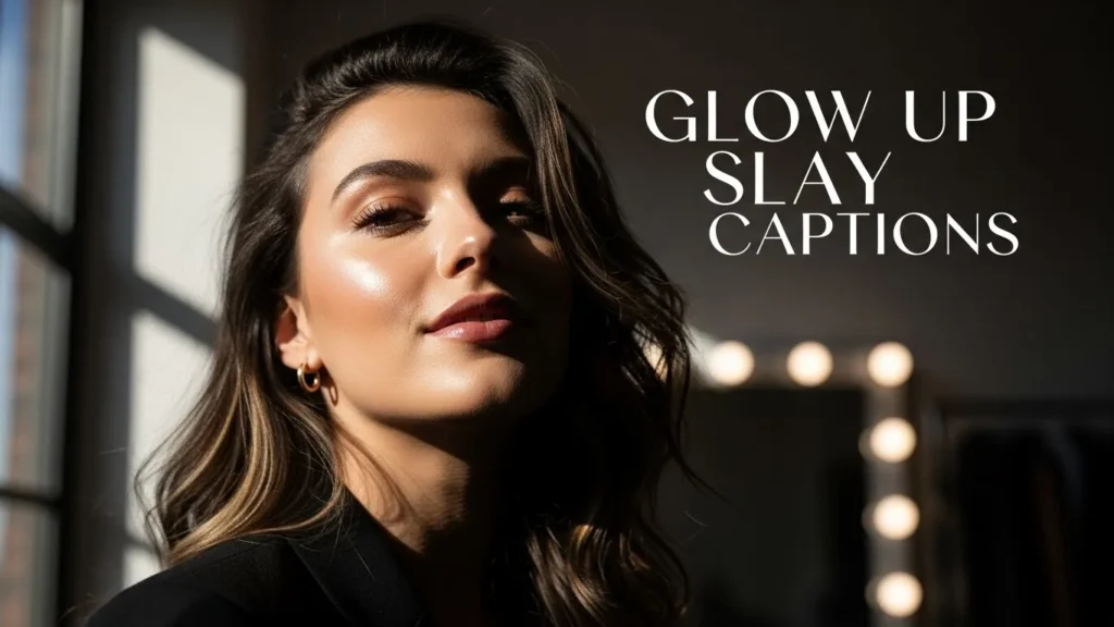 Glow Up Slay Captions