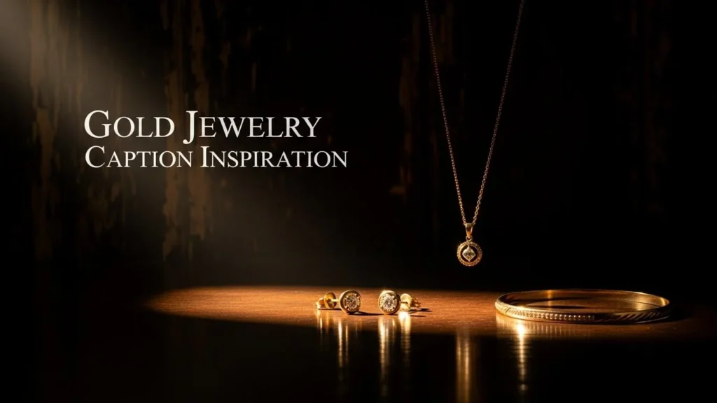 Gold Jewelry Caption Inspiration
