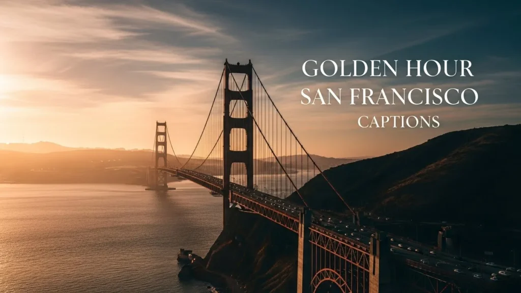 Golden Hour San Francisco Captions