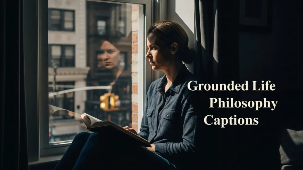 Grounded Life Philosophy Captions