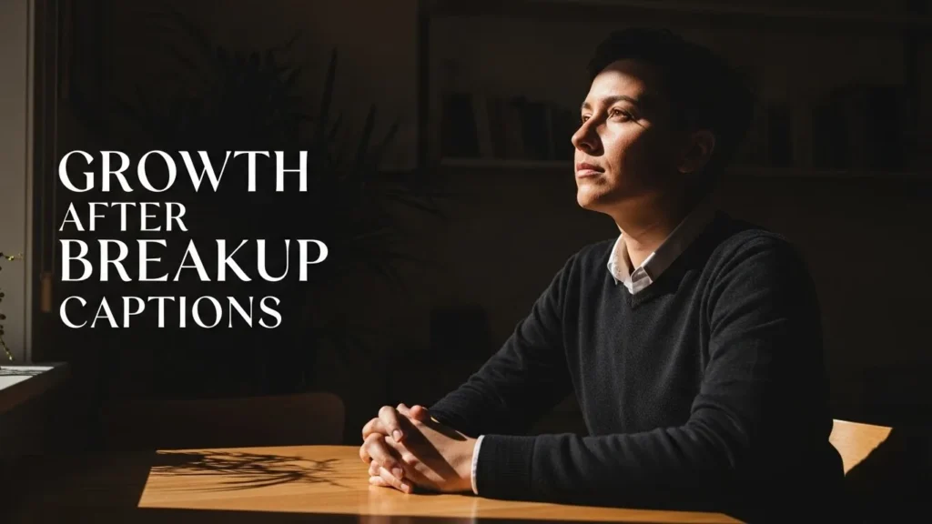 Growth After Breakup Captions