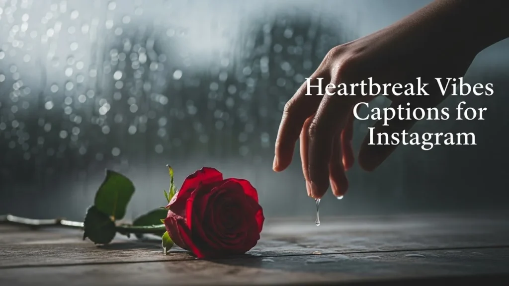 Heartbreak Vibes Captions for Instagram