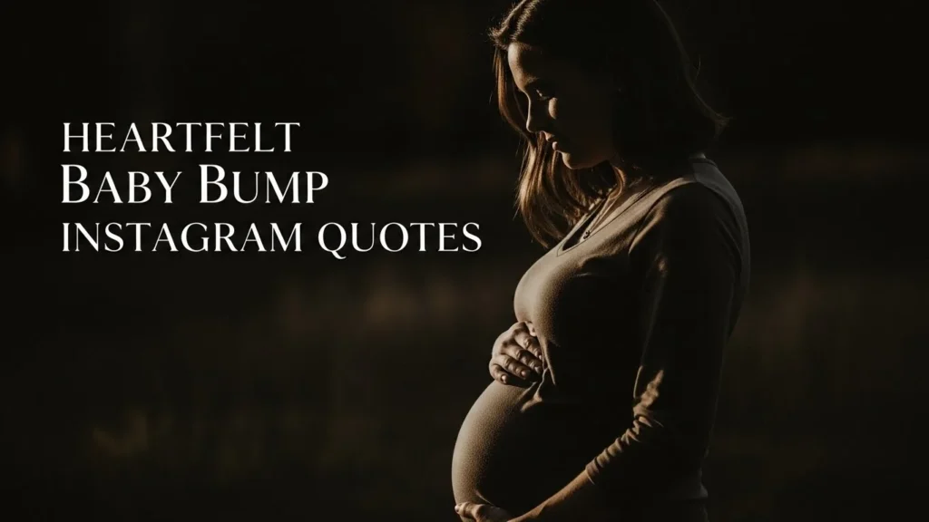 Heartfelt Baby Bump Instagram Quotes