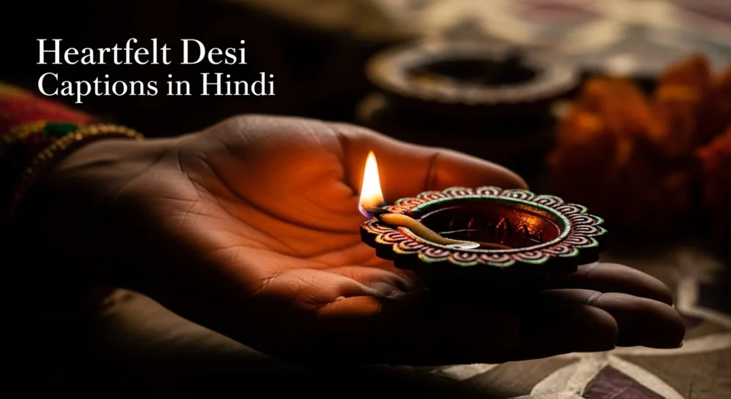 Heartfelt Desi Captions in Hindi