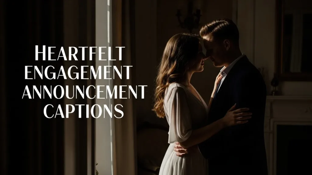 Heartfelt Engagement Announcement Captions