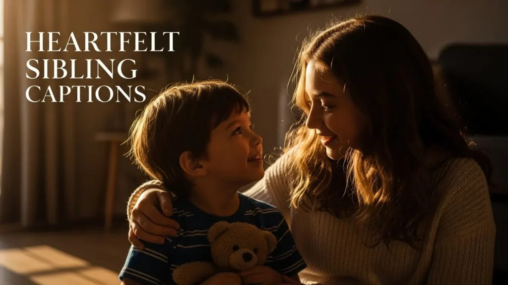 Heartfelt Sibling Captions